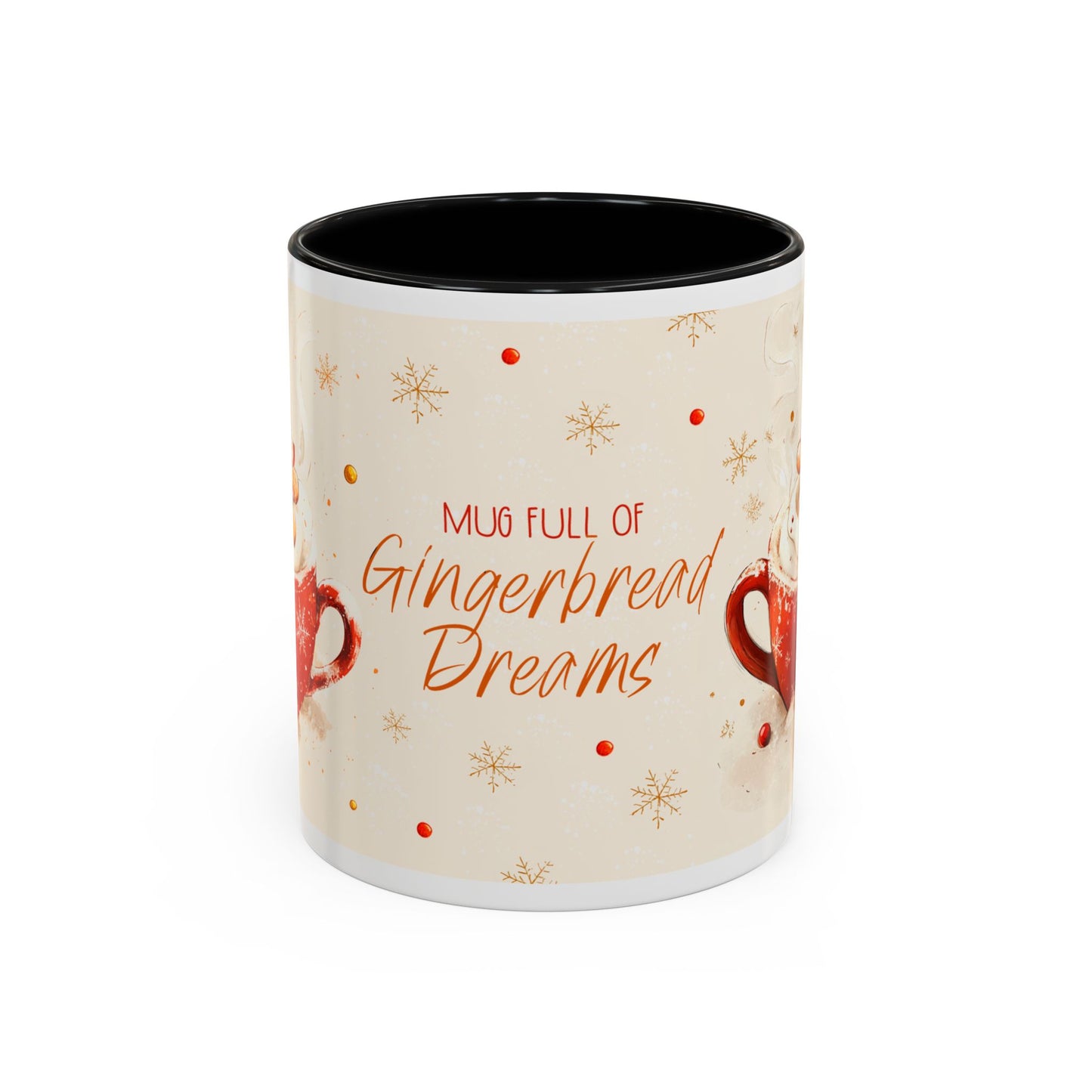 Gingerbread Dreams Coffee Mug — Holiday Accent Christmas Mug (11/15oz)