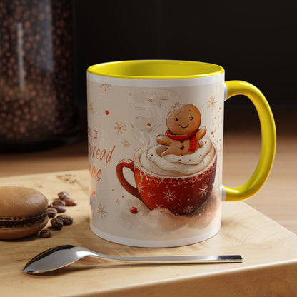 Gingerbread Dreams Coffee Mug — Holiday Accent Christmas Mug (11/15oz)