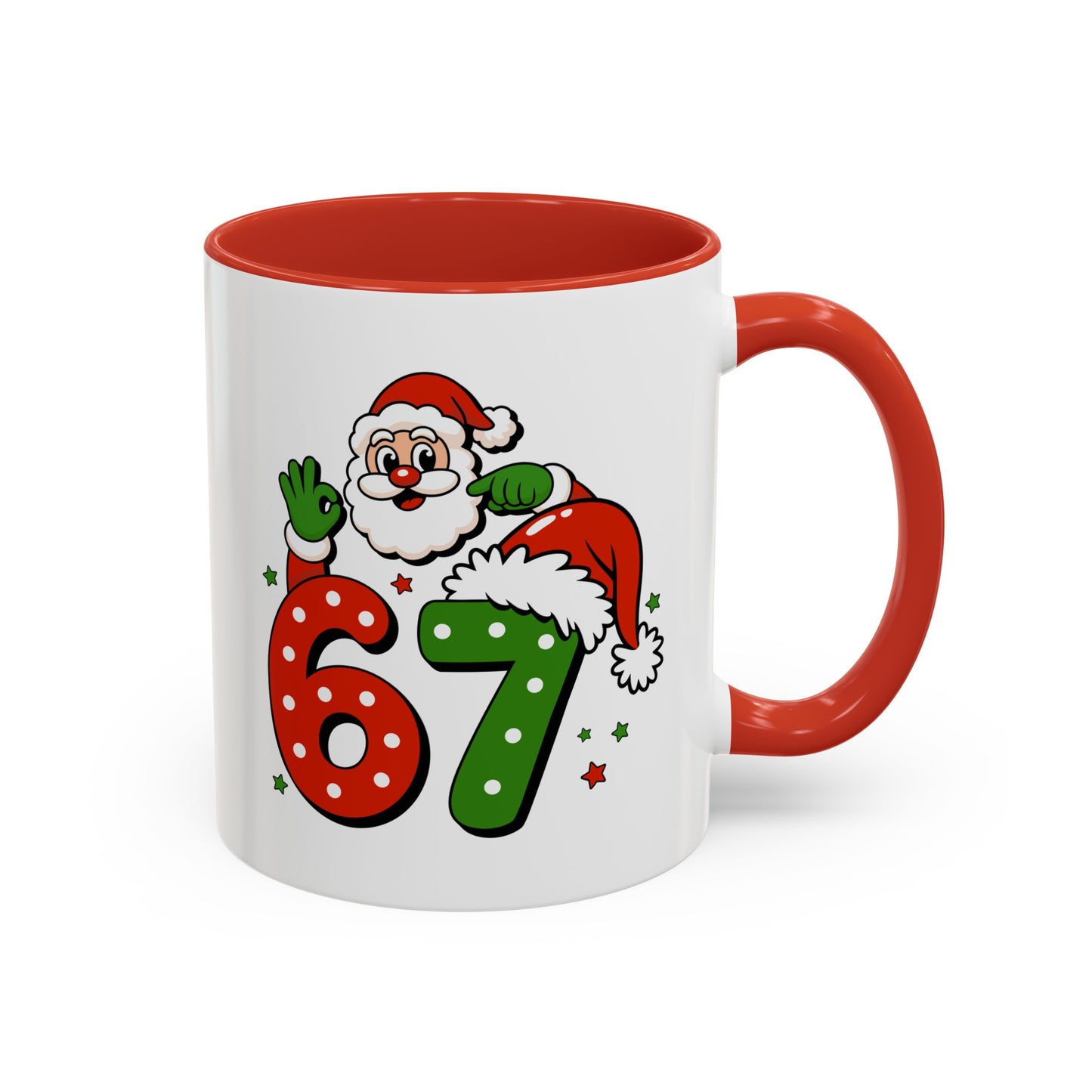 Santa 67 Christmas Coffee Mug — Festive Holiday Accent Mug (11/15oz)