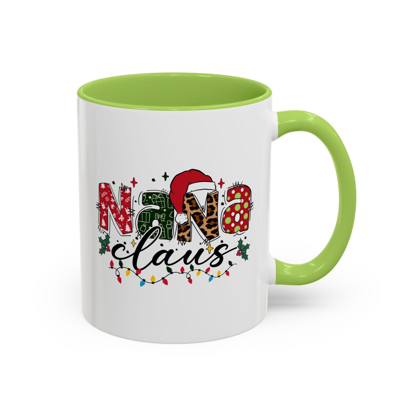 Mug — Nana Claus Christmas Accent Coffee Mug (11/15oz)