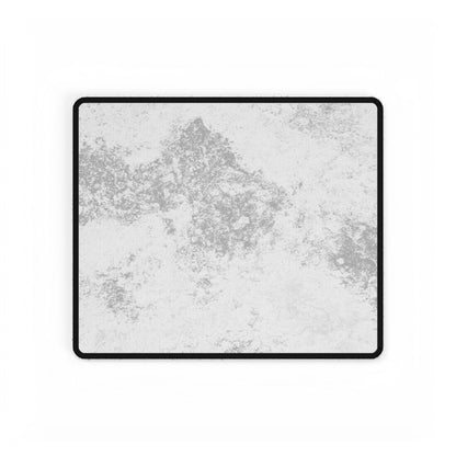 Marble Texture Desk Mat — Large Extended Mouse Pad, Gray White Office & Gaming Surface