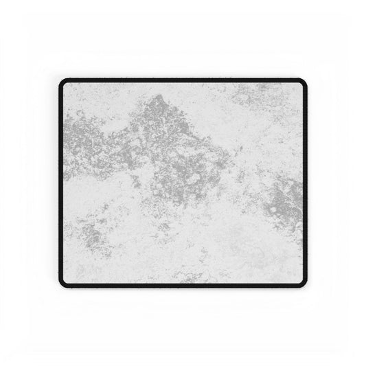 Marble Texture Desk Mat — Large Extended Mouse Pad, Gray White Office & Gaming Surface