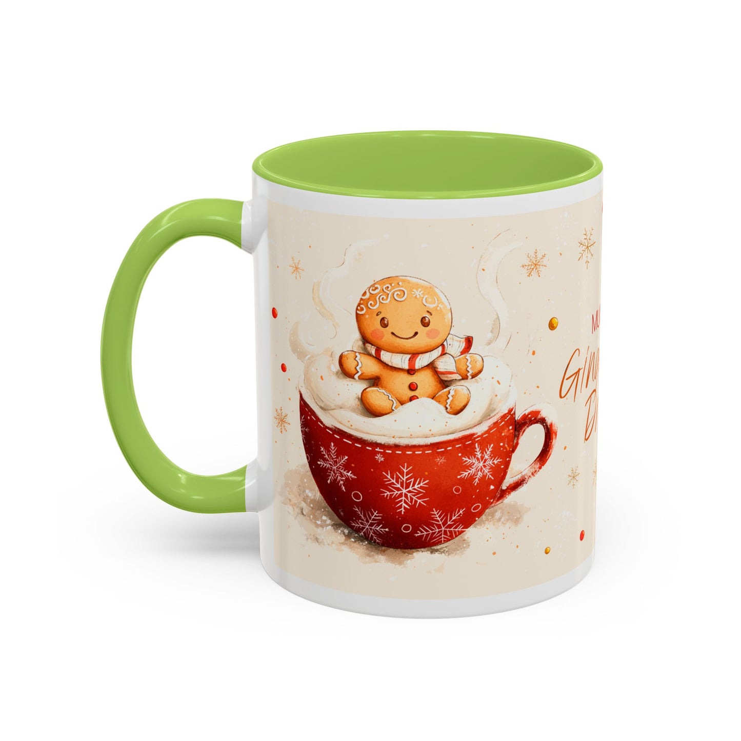 Gingerbread Dreams Coffee Mug — Holiday Accent Christmas Mug (11/15oz)