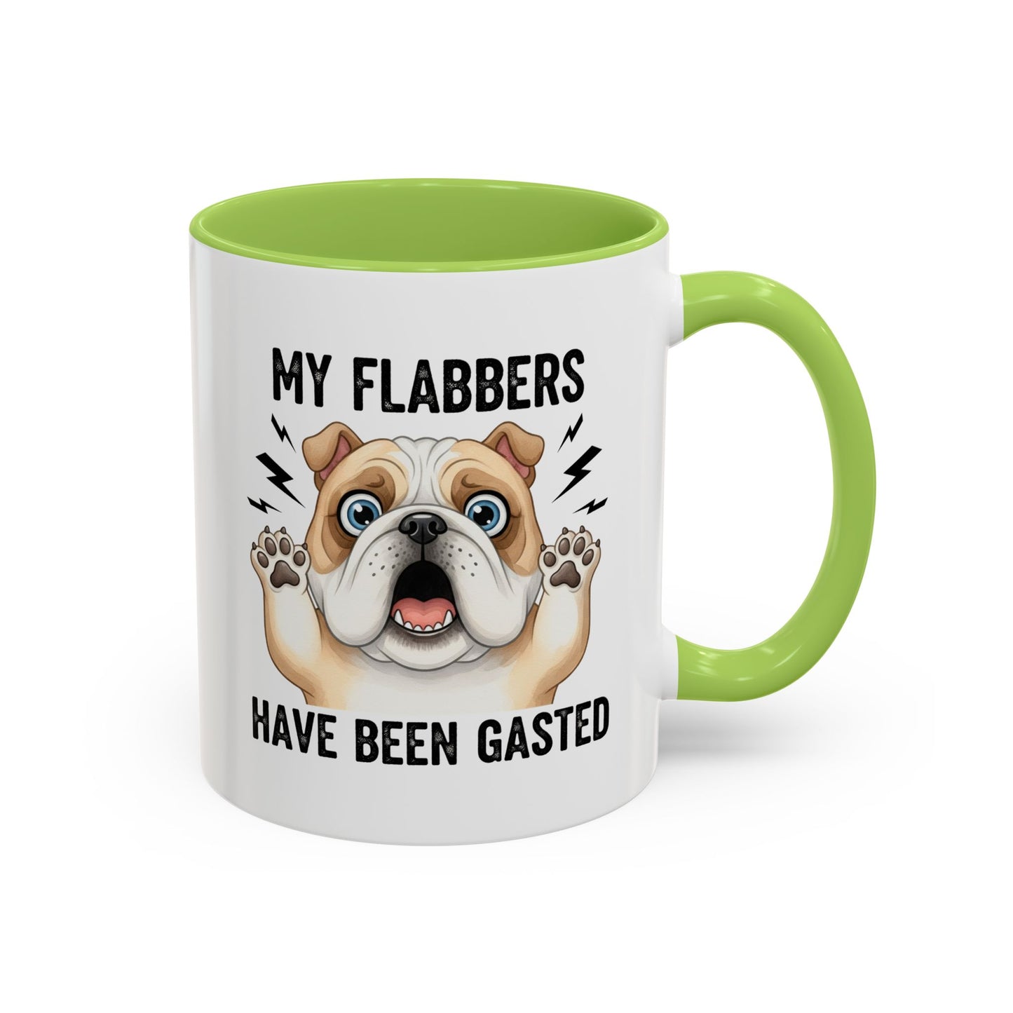 Bulldog Coffee Mug — My Flabbers Have Been Gasted Funny Pet Gift