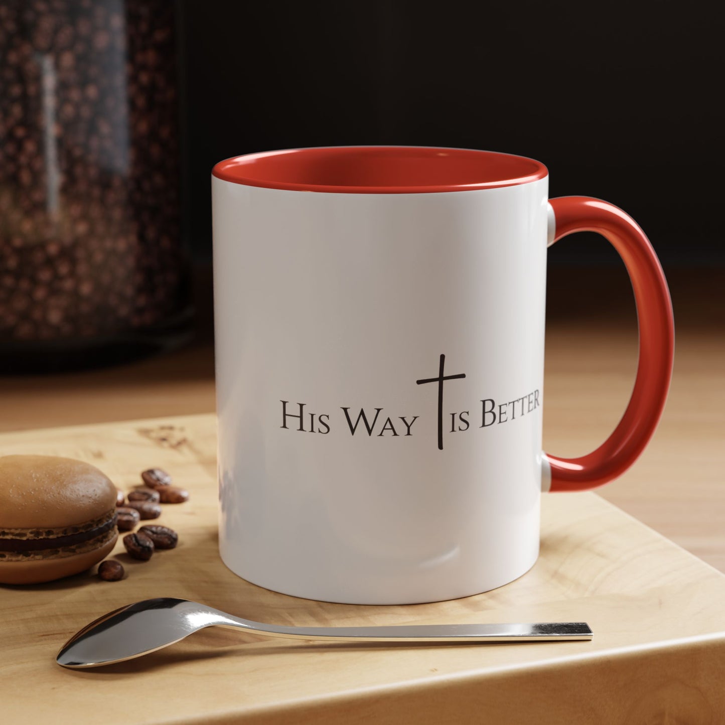 His Way Is Better Christian Mug – Bible Verse Coffee Cup – Religious Faith Gift for Men & Women – Cross Scripture Ceramic Mug