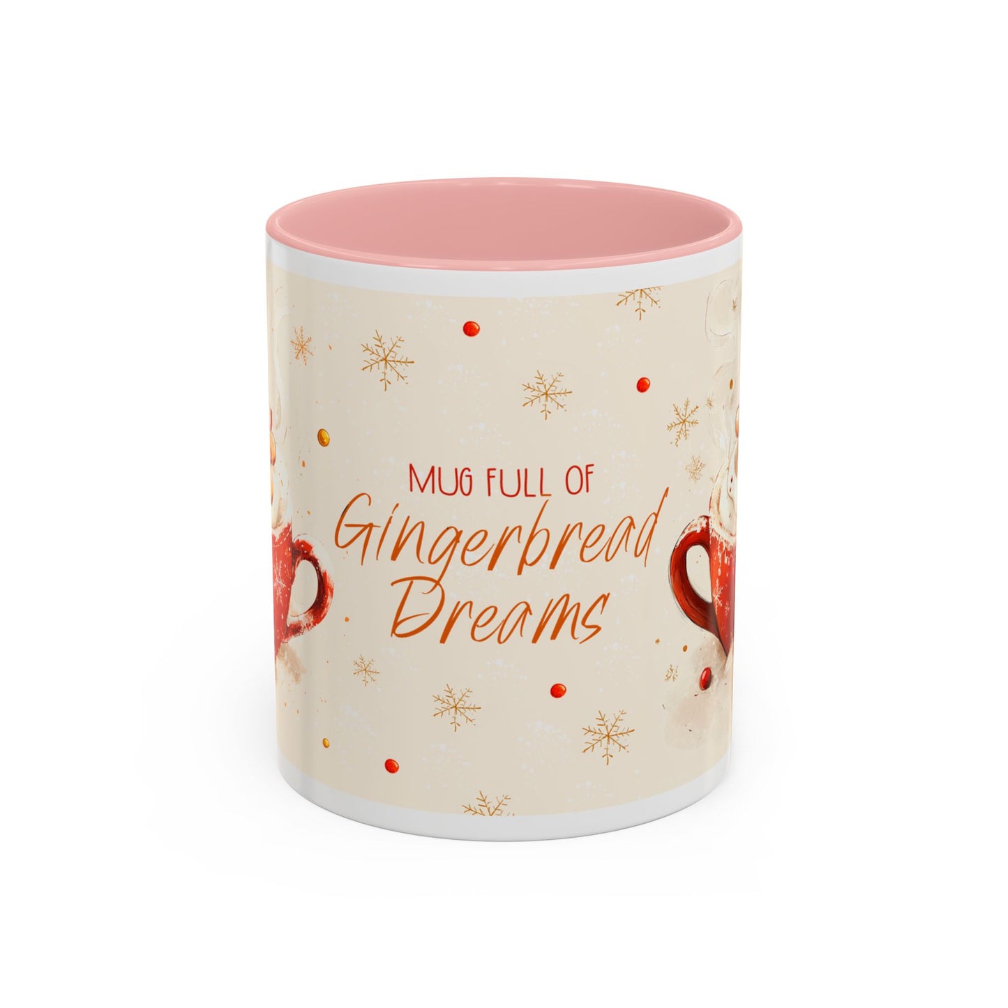 Gingerbread Dreams Coffee Mug — Holiday Accent Christmas Mug (11/15oz)