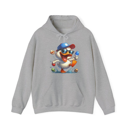 Duck Baseball Hoodie – Cute Baseball Duck Cartoon Pullover