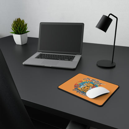Zen Mode Off Cat Mouse Pad — 'Stay Pawsitive' Non-Slip Gaming Pad