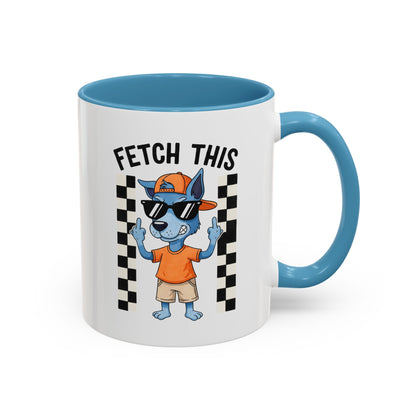 Fetch This Coffee Mug — Funny Dog Cartoon Accent Mug (11/15oz)