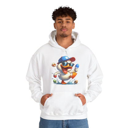 Duck Baseball Hoodie – Cute Baseball Duck Cartoon Pullover