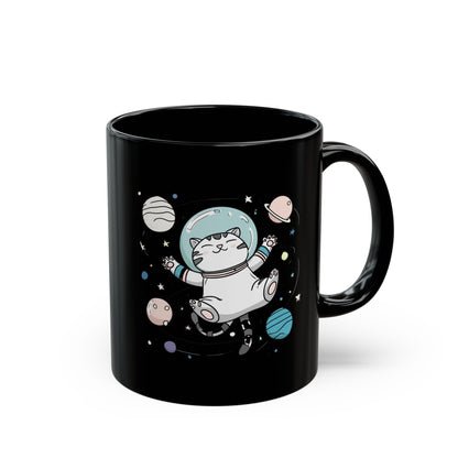 Astronaut Cat Mug – Cute Space Cat Coffee Cup