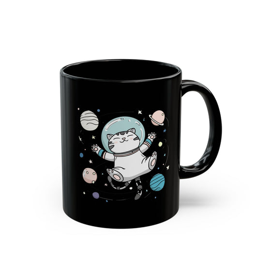 Astronaut Cat Mug – Cute Space Cat Coffee Cup