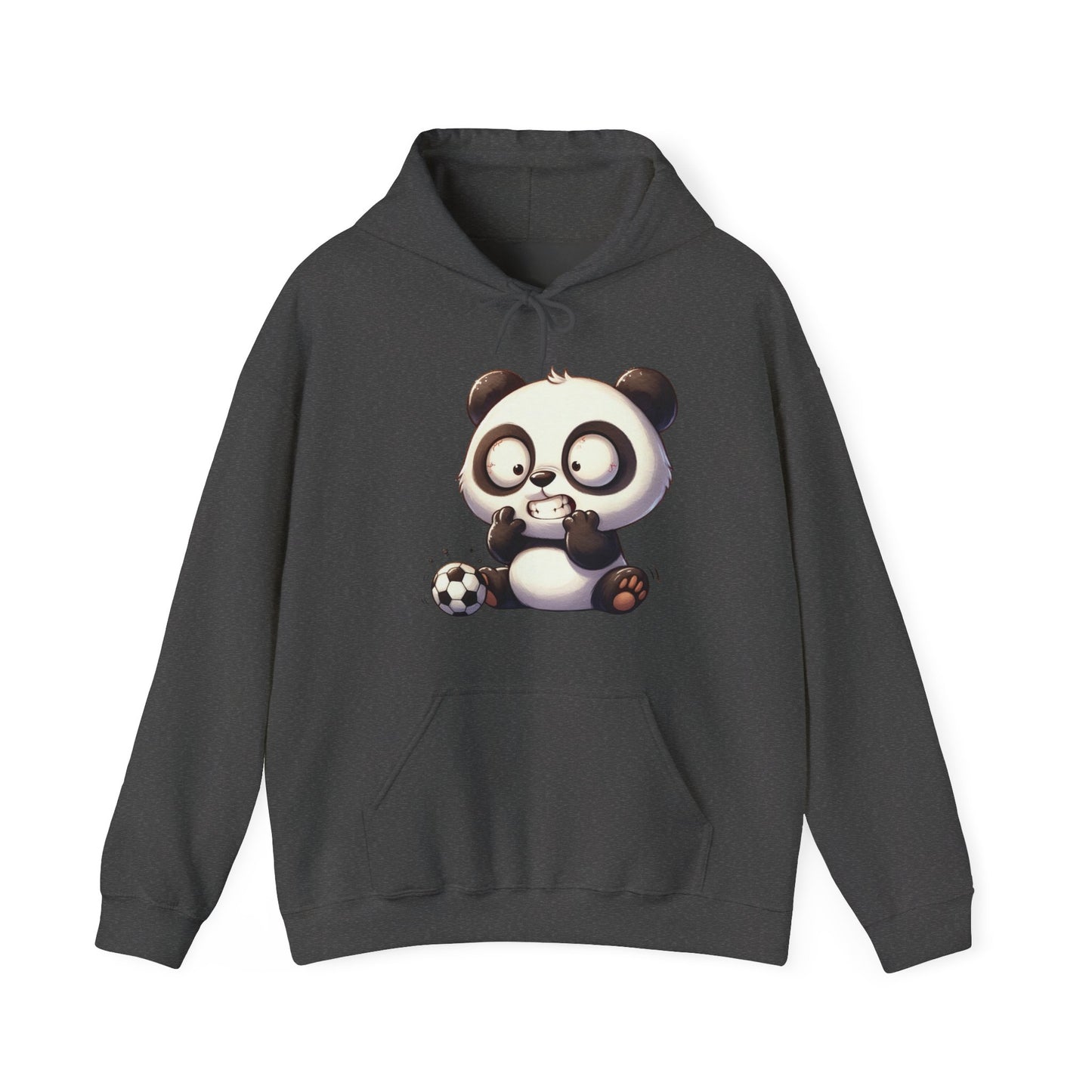 Cute Gamer Panda Hoodie – Adorable Panda Playing Video Games & Soccer Graphic Sweatshirt