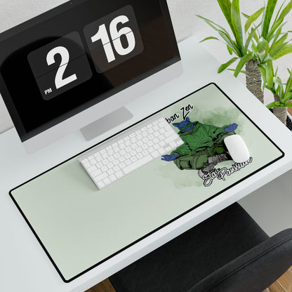 Urban Zen Skateboard Turtle Desk Mat — Stay Positive Gaming Mousepad