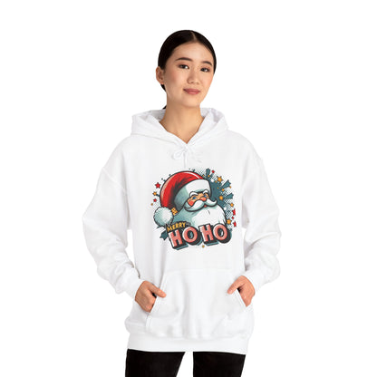 Christmas Santa Ho Ho Hoodie – Merry Ho Ho Festive Holiday Sweatshirt