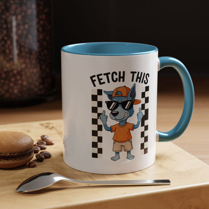 Fetch This Coffee Mug — Funny Dog Cartoon Accent Mug (11/15oz)
