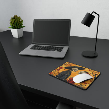 Day of the Dead Skeleton Couple Mouse Pad — Non‑Slip Gaming Pad
