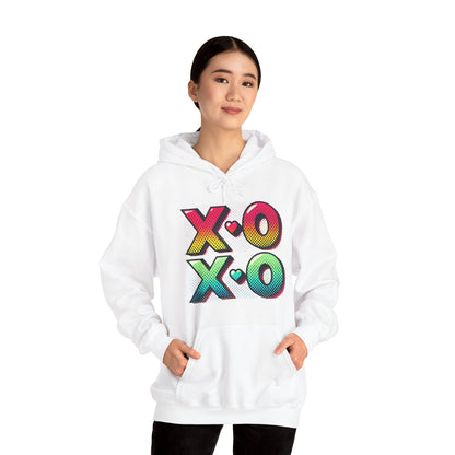 Heart & Arrows Hoodie — Retro Valentine Heart Graphic Pullover