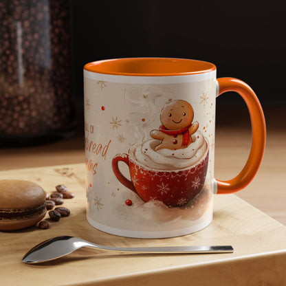 Gingerbread Dreams Coffee Mug — Holiday Accent Christmas Mug (11/15oz)