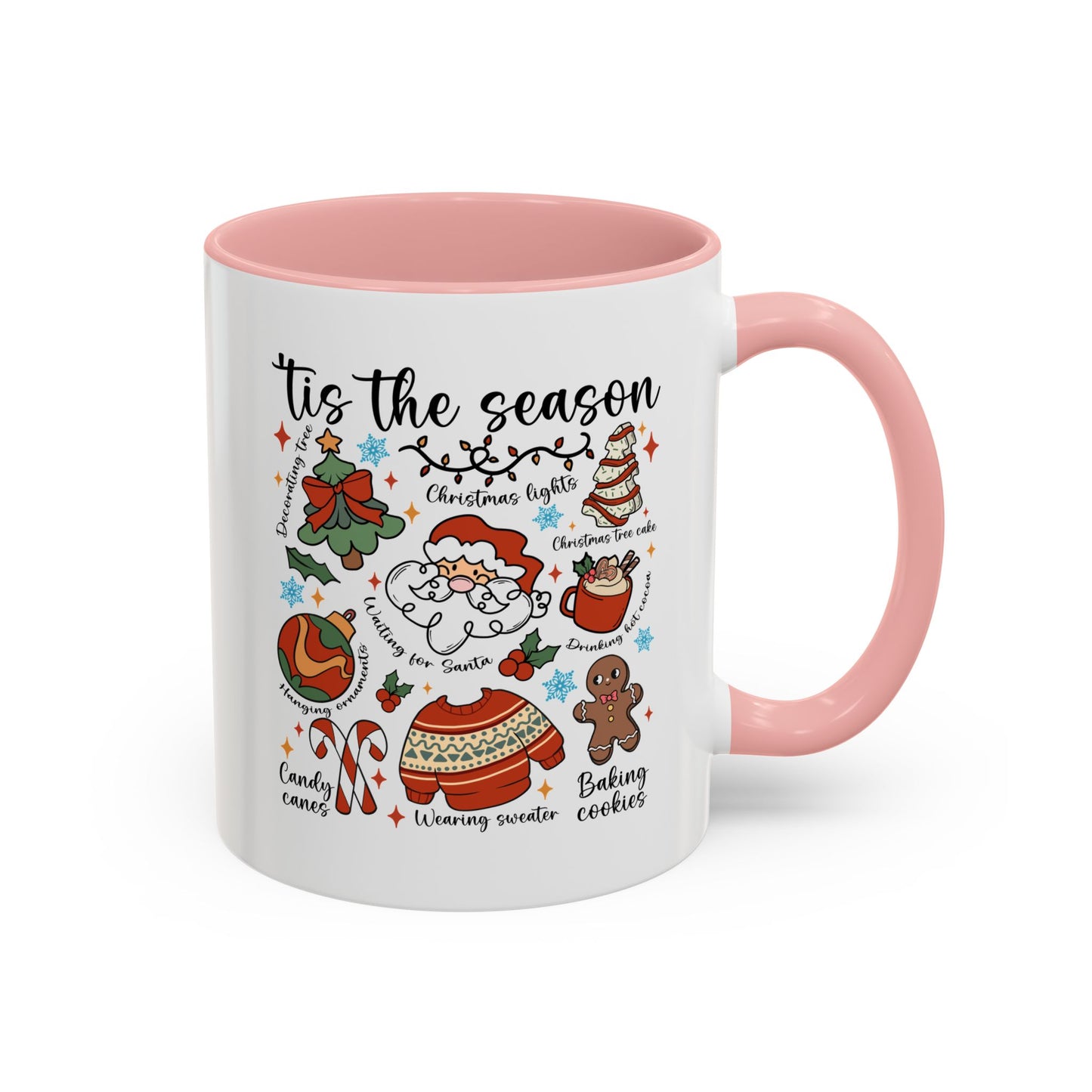 Tis The Season Christmas Coffee Mug — Holiday Baking & Cozy Winter Designs (11/15oz)