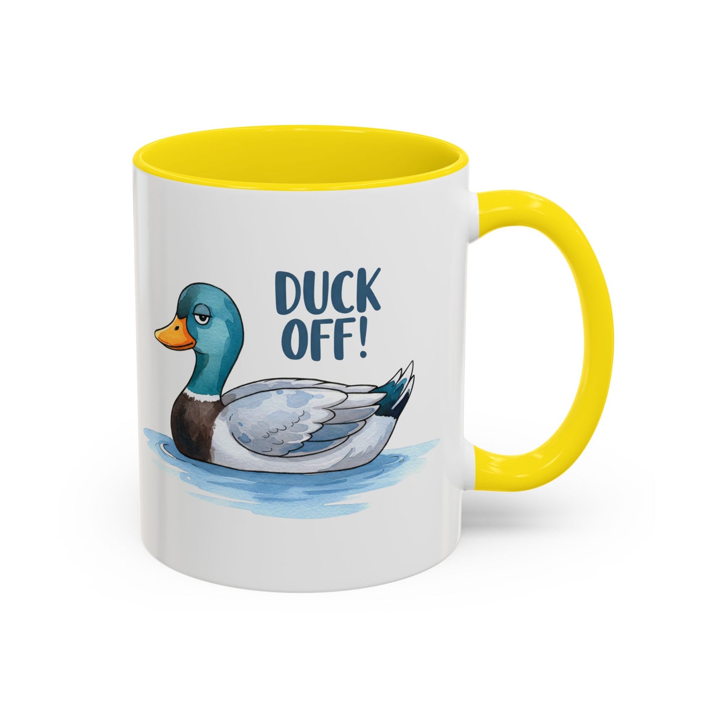 Funny Duck Coffee Mug – Duck Off! Sarcastic Animal Humor Cup