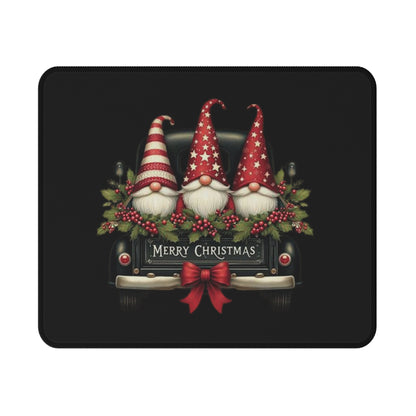 Christmas Gnome Gaming Mouse Pad — Merry Christmas Holiday Non‑Slip Desk Pad