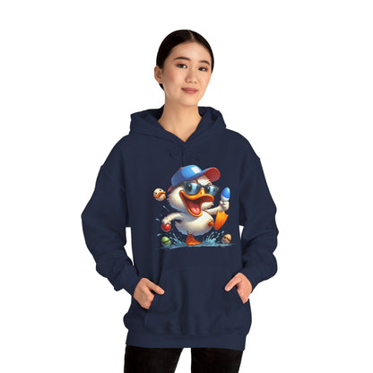 Duck Baseball Hoodie – Cute Baseball Duck Cartoon Pullover