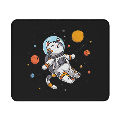 Astronaut Cat Gaming Mouse Pad — Cute Space Cat Non-Slip Mousepad