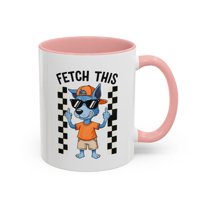 Fetch This Coffee Mug — Funny Dog Cartoon Accent Mug (11/15oz)