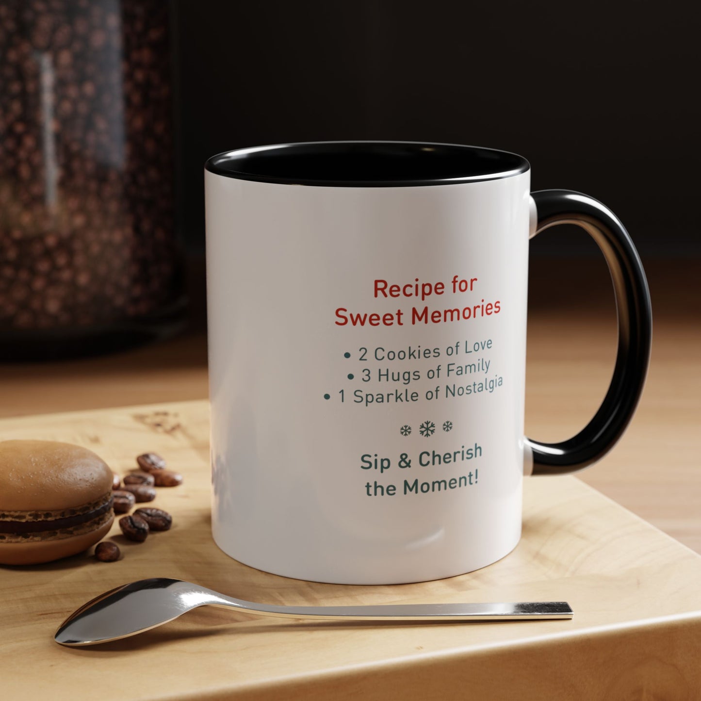 Recipe for Sweet Memories Christmas Holiday Accent Coffee Mug