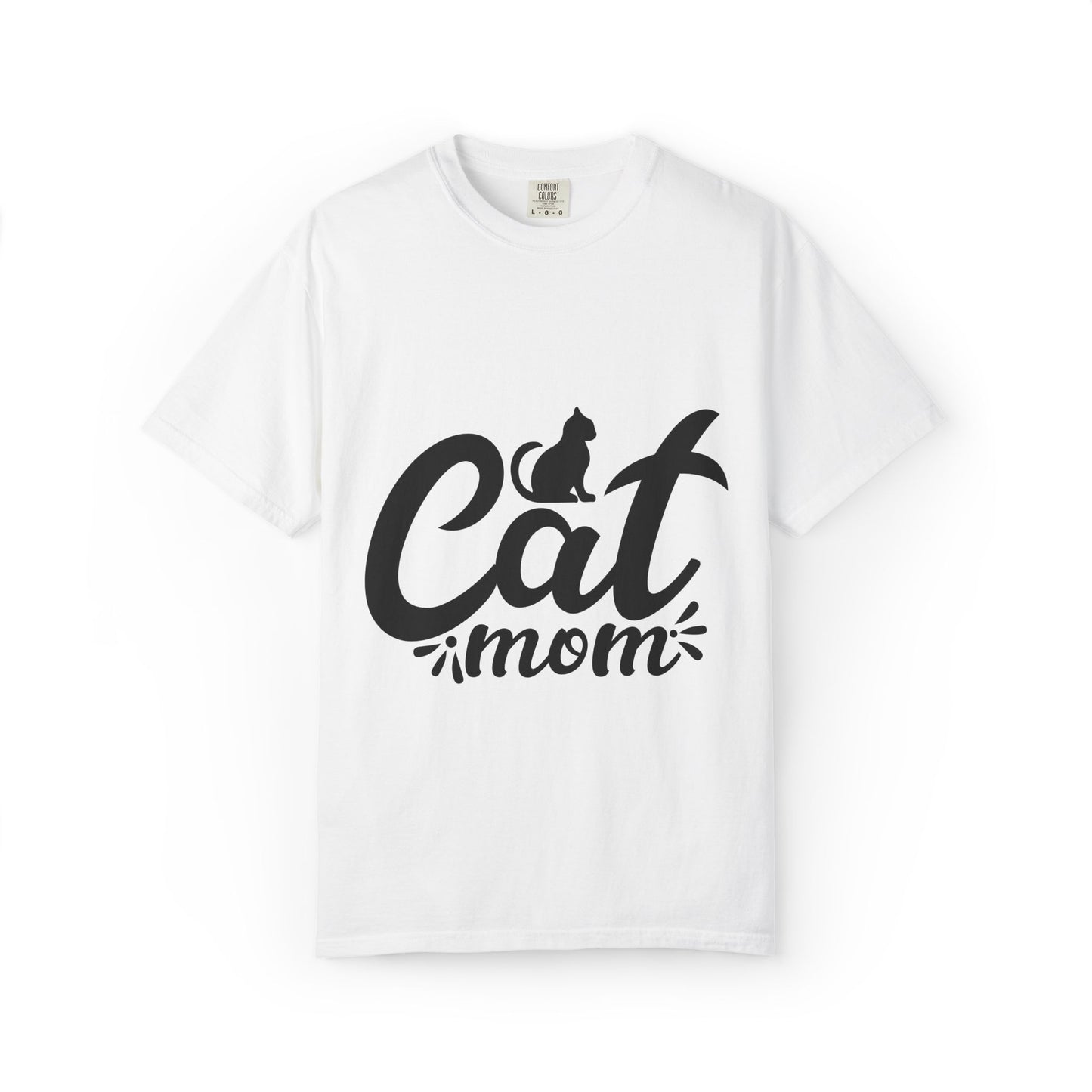 Cat Mom Women T-Shirt – Cute Minimal Cat Lover Tee