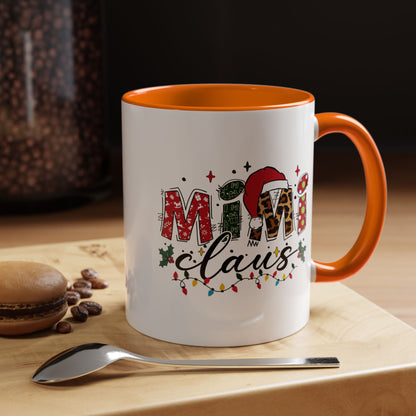 Mom Claus Christmas Accent Coffee Mug — Holiday Mama Gift (11/15oz)