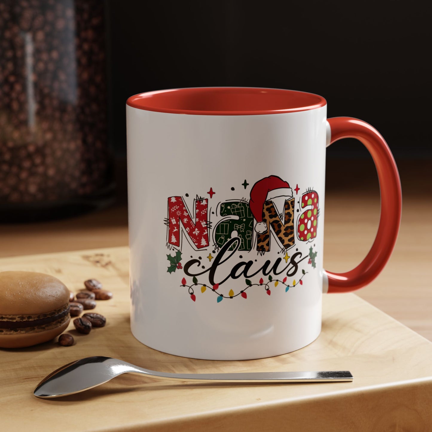Mug — Nana Claus Christmas Accent Coffee Mug (11/15oz)